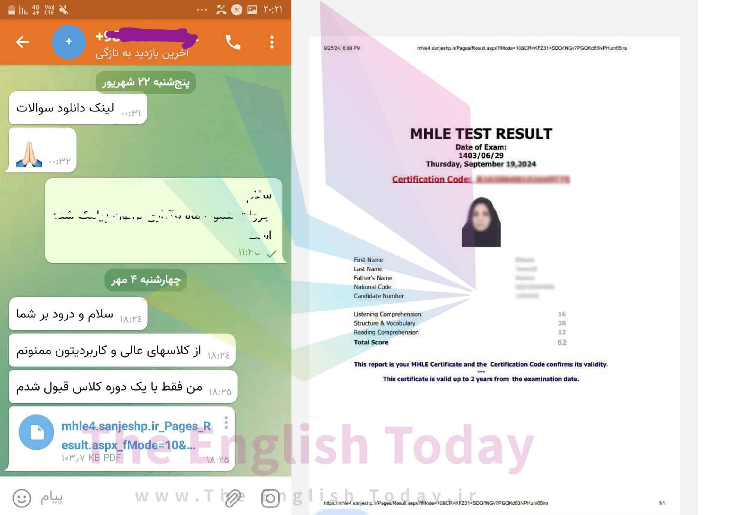 result mhle 31