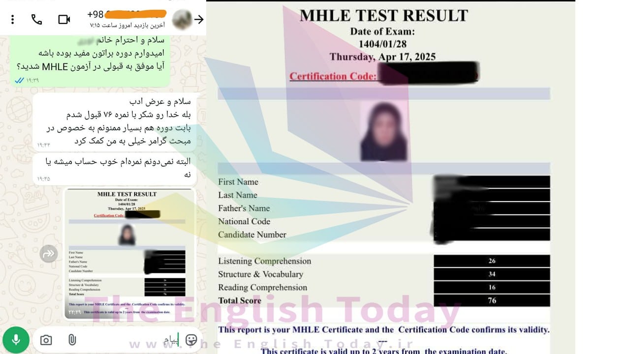 result mhle 86