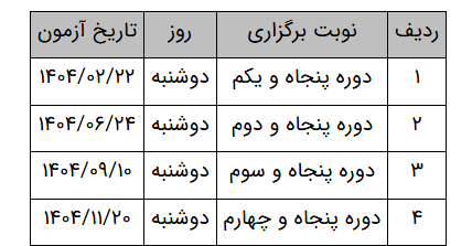 تقویم پیام نور تقویم پیام نور